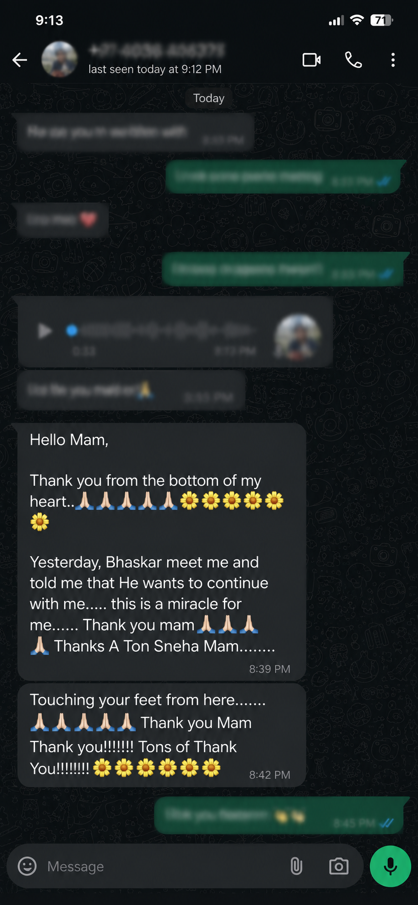Client review
