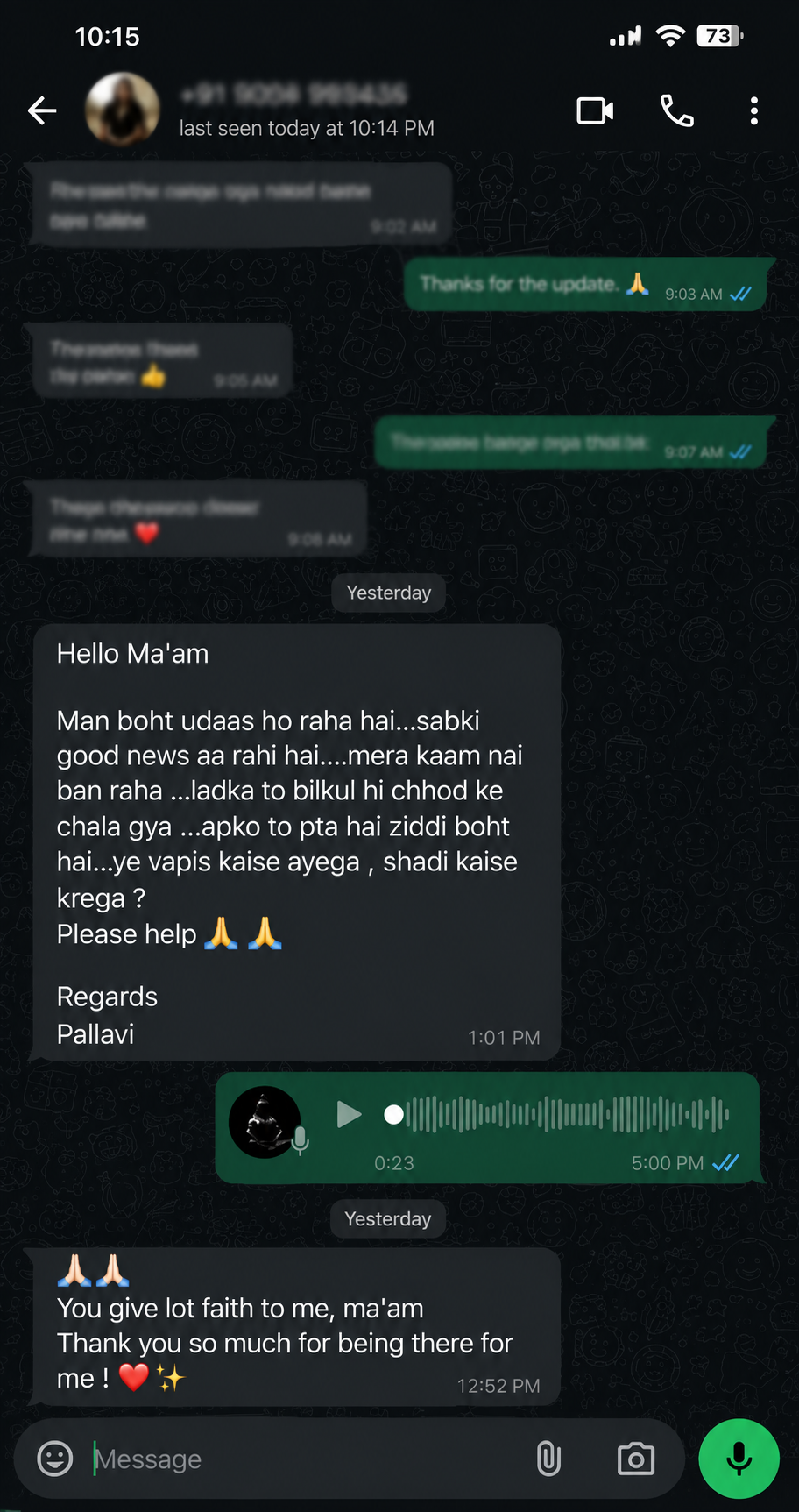 Client review
